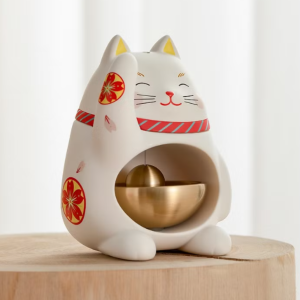 Lucky Cat Doorbell – Charming Magnetic Door Chime for Home & Shop Entrances