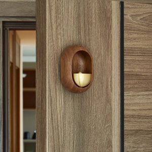 Handcrafted Wooden Doorbell – Elegant Wind Chime for Home & Shop Entrances