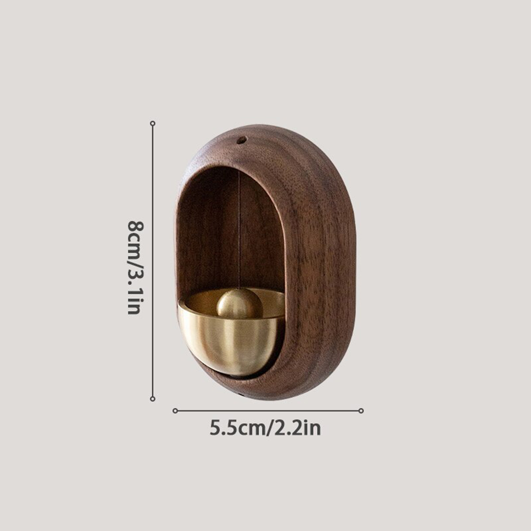 Handcrafted Wooden Doorbell – Elegant Wind Chime for Home & Shop Entrances - Image 7