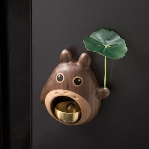 Totoro Wooden Doorbell - Wood Door Chime for Door Opening