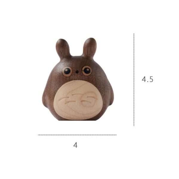 Wood Car Aromatherapy Diffuser – Totoro-Inspired Wooden Car Air Freshener - Image 3